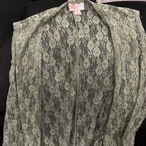 Lularoe green sleeveless vest